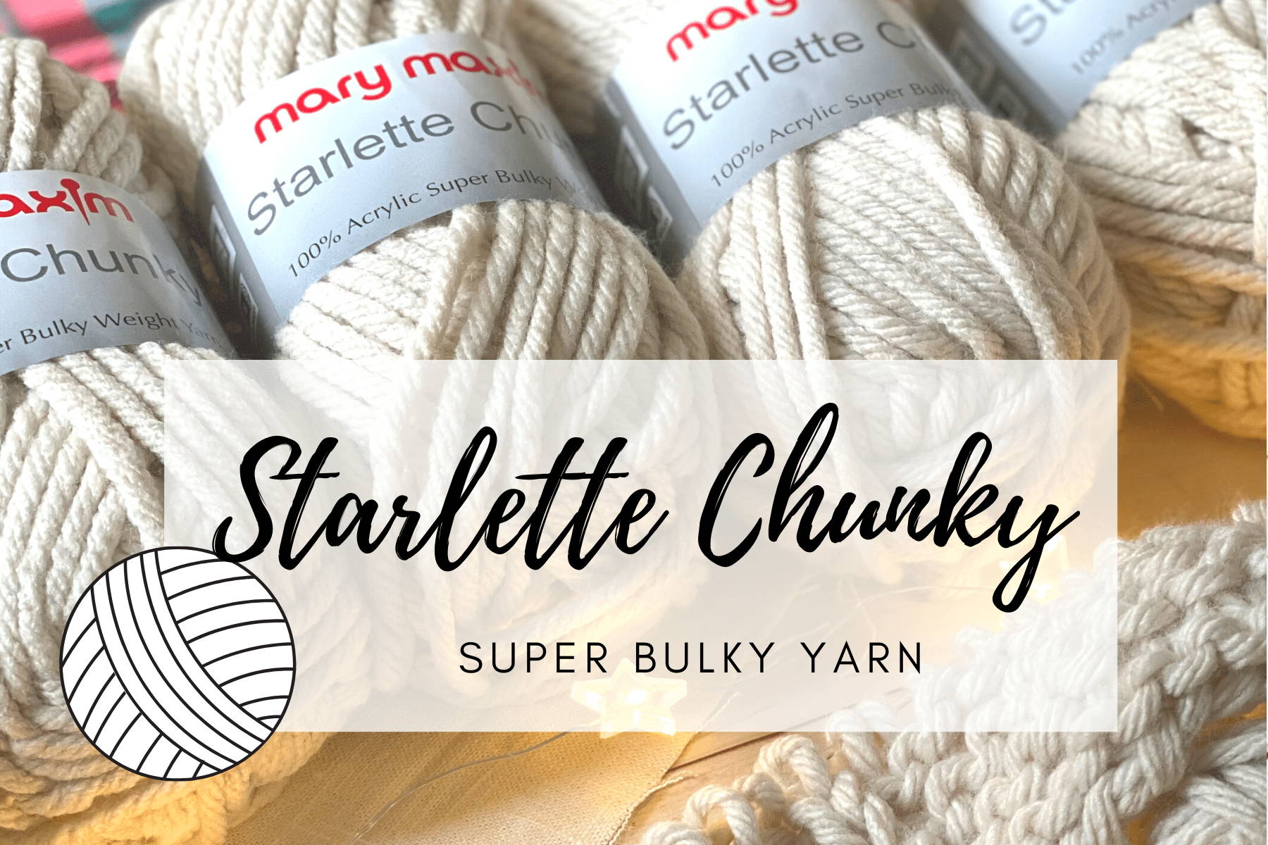 Starlette Chunky Yarn Premium Super Bulky Acrylic Yarn Mary Maxim Ltd